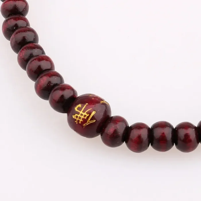 6mm*108 Natural Red Sandalwood Bead Prayer Japa Rosary Mala Bracelet Tibetan Buddhist meditation Wooden Rosary Beaded Bracelets - Image 3
