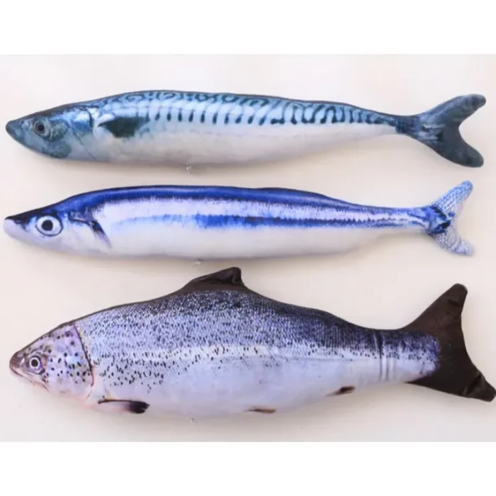 Simulation Fish Cat Toys with Catnip Fish Shape Durable Cat Chew Toys Kitten Interactive Chase Toys Gifts Pet Supplies - Image 5