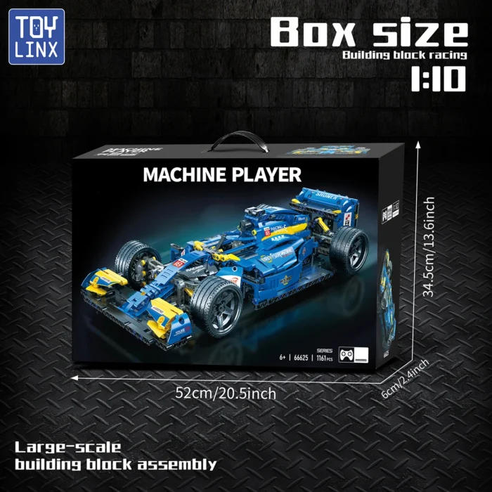 ToylinX F1 RC Race Cars 1161PCS Building Sets MOC Remote Control Building Blocks Collectible Model Car Suitable for Festive Gift - Image 5