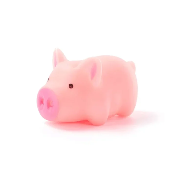 1pcs New Cute 4.5cm Dog Toys Pink Screaming Rubber Pig Pet Toys Squeak Squeaker Chew Gift Home Decorations - Image 5