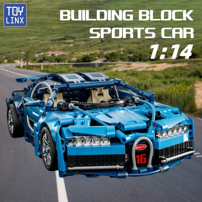 ToylinX 1:14 Supercar Building Block Toy Optional Power Group 14+ Technology Design Christmas Gift for Adults and Kids With Box - Image 5