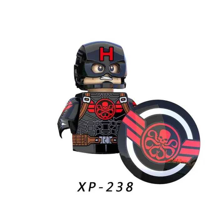 Marvel Blocks Brick Captain America Magneto Supergirl Mini Figure building blocks Hot toy children's party gift - Image 2