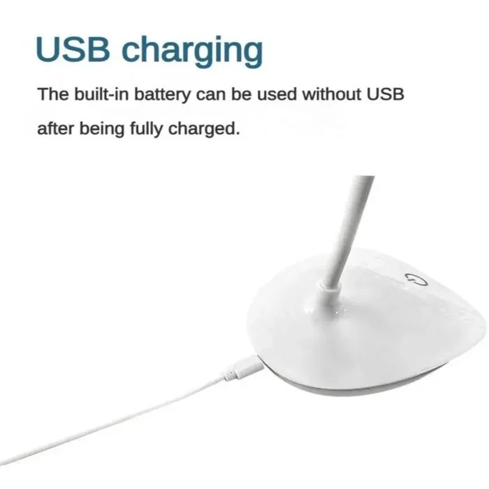 LED Reading Desk Lamp Portable Desk Lamp USB Charging Table Light Touch Dimming Learn Eye Protection Light Room Office Lighting - Image 3