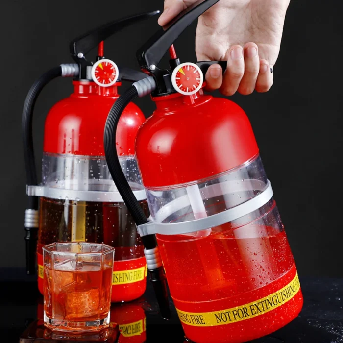 1.5L Wine Drink Dispenser Fire Extinguisher Pourer Party Beer Dispenser Beverage Wine Spirits Beer for Party Bar Accessory
