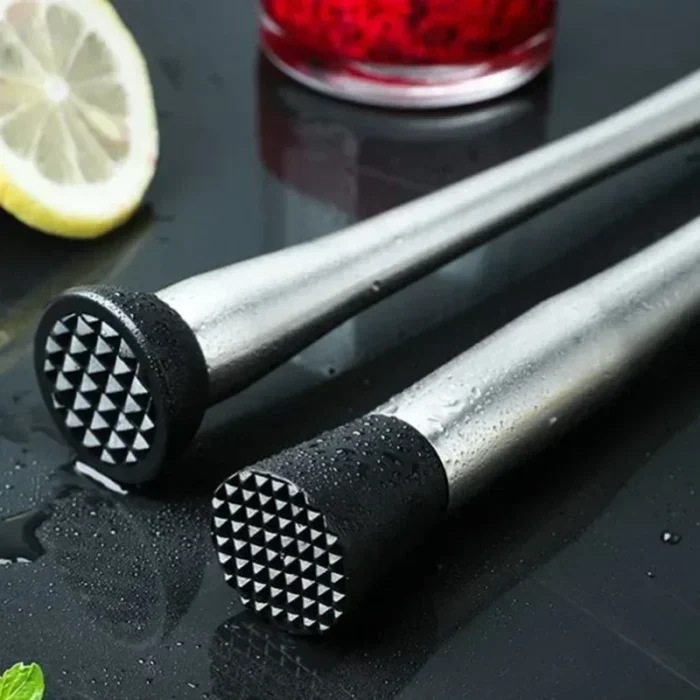 Durable Stainless Steel Wine Mixing Stick Muddler Cocktail Stirrer Shaker Ice Crusher Comfortable Grip Barware Tool - Image 3