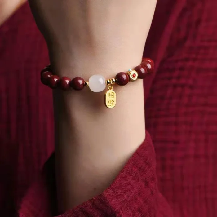 Lucky Wealth Red String Bead Bracelet Bangle Handmade Adjustable Attract Money Wealth Bracelet For Women Men - Image 5