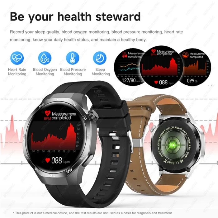 For Huawei Xiaomi GT5 Pro Smart Watch Men AMOLED HD Screen GPS NFC Heart Rate Bluetooth Call IP68 Waterproof SmartWatch 2025 New - Image 6