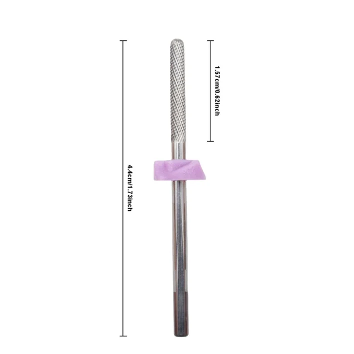Professional Carbide Nail Drill Bits - 3/32" Fit,Smooth Round Top for Acrylic, Gel & Natural Nails - Odorless Pedicure & Manicur - Image 2