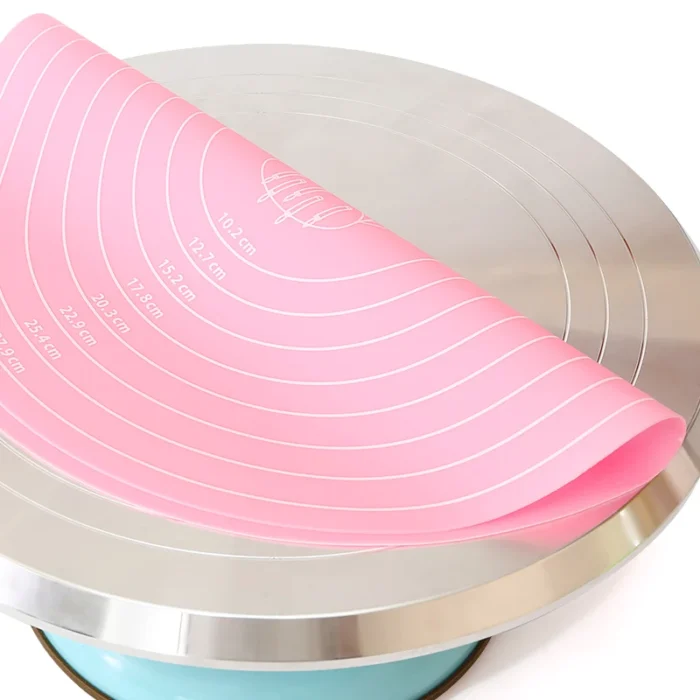 FAIS DU Cake Turntable Pat Silicone Baking Mat For Cake with Size Non-stick High Temperature Resistant Bake Tool Kitchen Gadget - Image 5