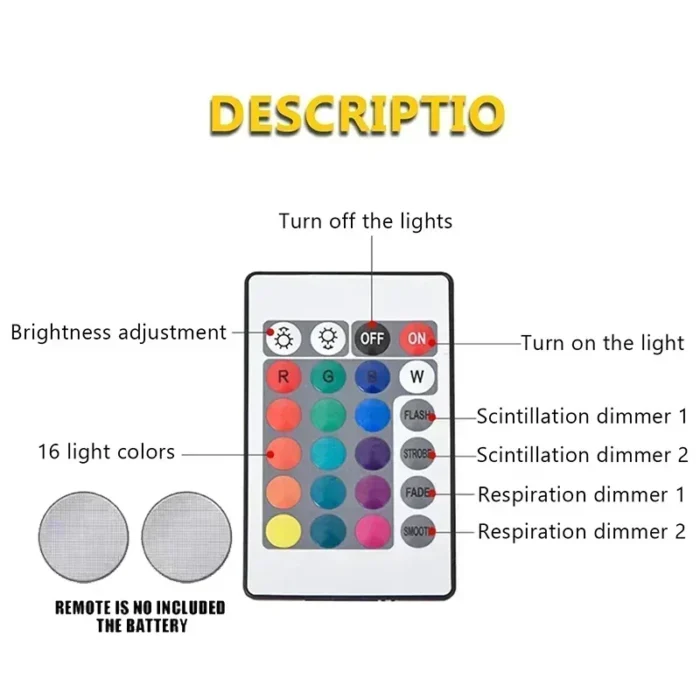 Ocean Wave Projector Light 16 Colors Midnight Aura Aurora Glow Lamp Home Office Bar Restaurant Underwater Projector Night Light - Image 3
