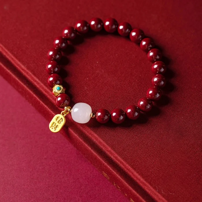 Lucky Wealth Red String Bead Bracelet Bangle Handmade Adjustable Attract Money Wealth Bracelet For Women Men - Image 4