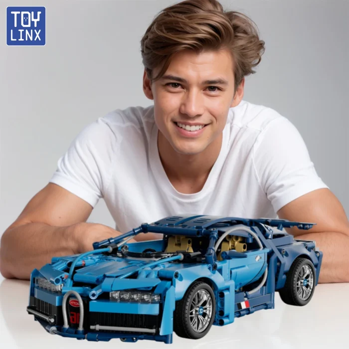 ToylinX 1:14 Supercar Building Block Toy Optional Power Group 14+ Technology Design Christmas Gift for Adults and Kids With Box - Image 3