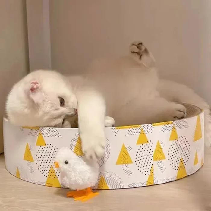 Cat Toy Wind Up Jumping Interactive Gifts Chicken Funny Pet Teaser Kittens Toys Pet Dog Supplies Cats Toys Games Accessories - Image 3