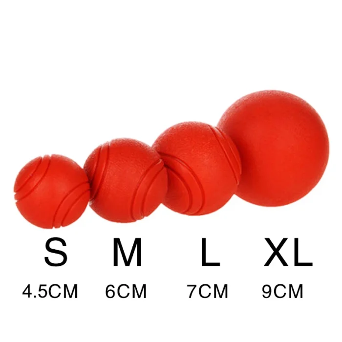 MADDEN S-XL Sizes Solid Rubber Balls Bouncy Ball Bite Resistant Indestructible Dog Training Interactive Ball Pet Toy Molar Ball - Image 6