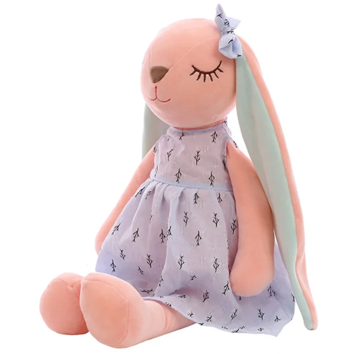 35CM Cute Cartoon Long Ears Rabbit Doll Baby Soft Plush Toys For Children Rabbit Sleeping Mate Stuffed Plush Animal Toys Infants - Image 6