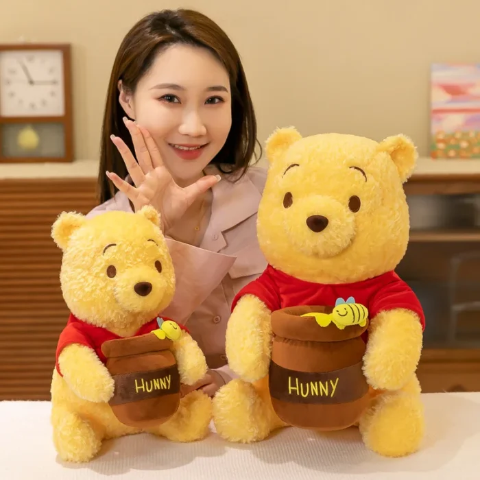 35-55cm Anime Disney Honey Jar Winnie The Pooh Soft Plush Toys Pooh Bear Stuffed Animal Dolls Children Kids Kawaii Birthday Gift - Image 4
