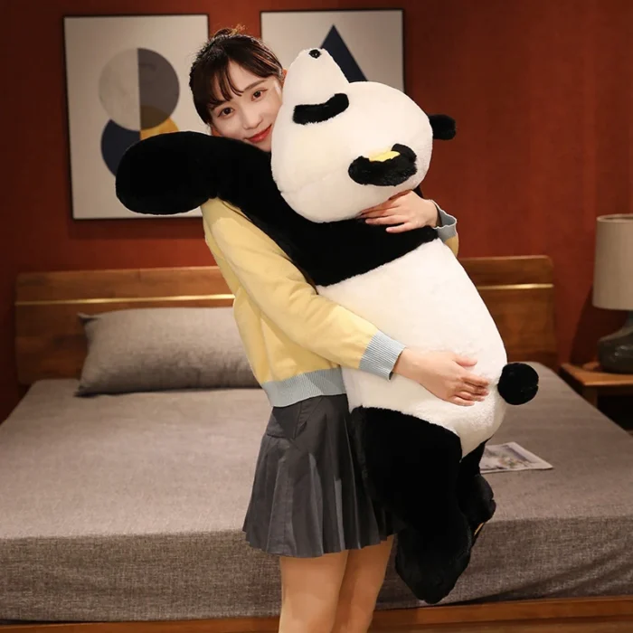 60cm-120cm Giant Panda Plush Toys Soft Sleep Pillow Cartoon Animal Bear Stuffed Baby Doll Classic Kids Birthday Christmas Gifts - Image 5