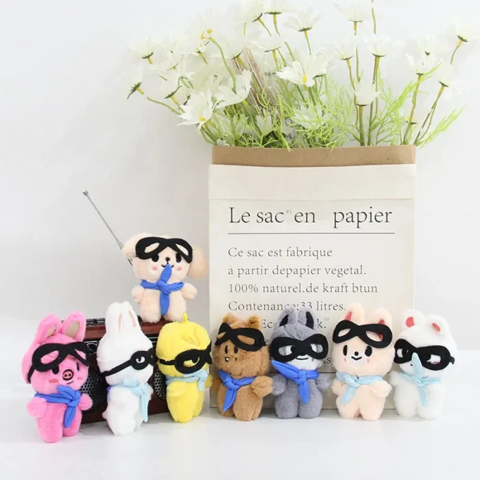 200style 10/20cm Skzoo Plush Toy Kawaii Skzoo Stray Wolf Plush Cartoon Stuffed Animal Doll Kawaii Companion Toys Children Gift - Image 2