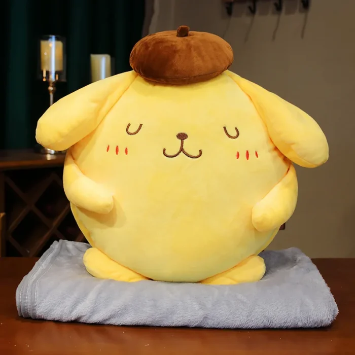 40cm Sanrio Pom Pom Purin Stuffed Plush Toys Lovely Pillow Gift Kids Super Soft Pom Pom Purin Plushie Doll Room Decoration - Image 5