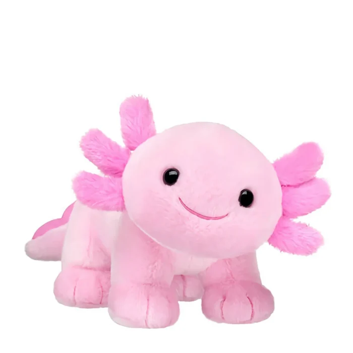New 25cm Pink Axolotl Plush Toy Soft Stuffed Animal Cartoon Plushie Axolotl Dolls Kids Adults Gamer Gift Home Decoration - Image 2