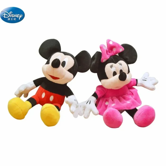 20cm Disney Minnie Mickey Plush Doll Anime Cartoon Kawaii Mickey Mouse Toys Girlfriend Surprise Couple Christmas Birthday Gifts - Image 3