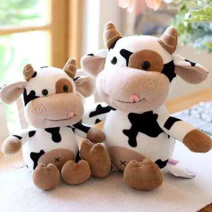 Cute Cow Plush Toy Rag Doll for Girlfriend Children's Toys Gifts Plush Toys Pillow Plushie Stuffed Animal Patung Dolls