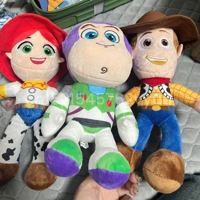 23cm Cute Woody Buzz Lightyear Plush Toy Lovely Stuffed Anime Jessie Plushies Pendant Cartoon Doll Home Decor Xmas Gifts - Image 2
