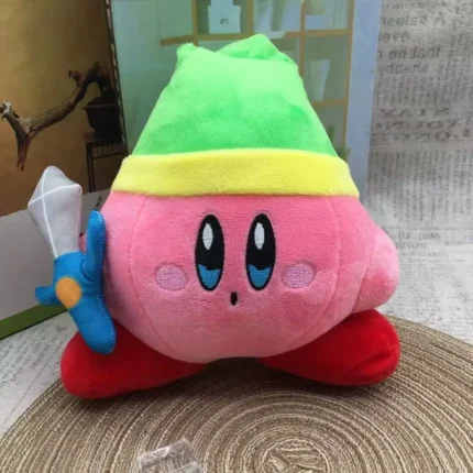Anime Kirby Plush Toys Kawaii Cute Pink Peluche Cartoon Soft Stuffed Animal Doll Fluffy Pillow Home Room Decor Birthday Gift Kid