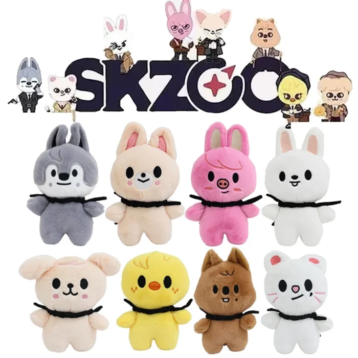 200style 10/20cm Skzoo Plush Toy Kawaii Skzoo Stray Wolf Plush Cartoon Stuffed Animal Doll Kawaii Companion Toys Children Gift - Image 4