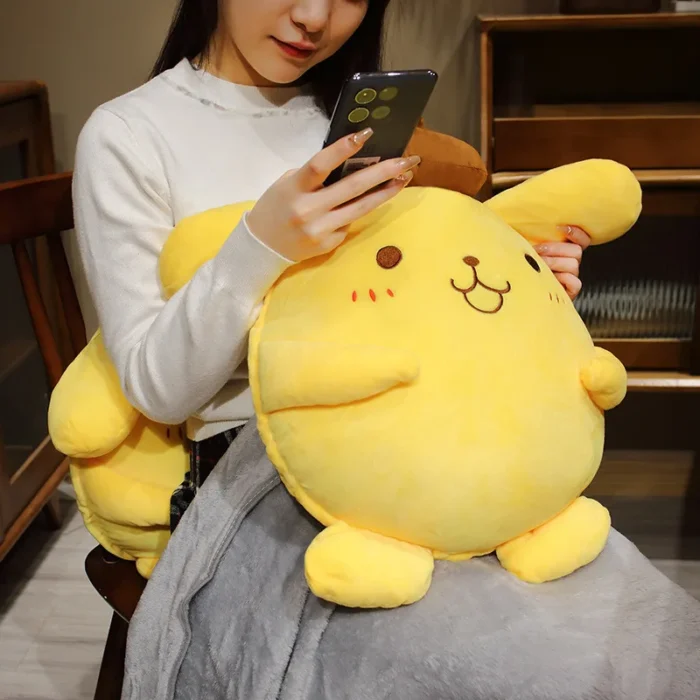 40cm Pompompurin Plush Toys Anime Peripherals Lovely Soft Stuffed Animal Pillow Room Decor Doll Kawaii Children Birthday Gifts - Image 2