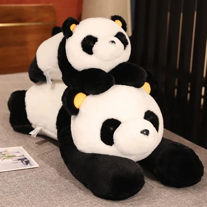 60cm-120cm Giant Panda Plush Toys Soft Sleep Pillow Cartoon Animal Bear Stuffed Baby Doll Classic Kids Birthday Christmas Gifts - Image 2