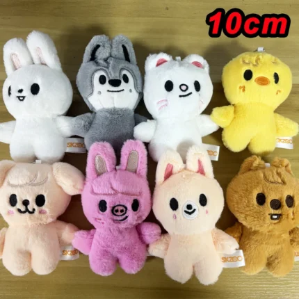 200style 10/20cm Skzoo Plush Toy Kawaii Skzoo Stray Wolf Plush Cartoon Stuffed Animal Doll Kawaii Companion Toys Children Gift
