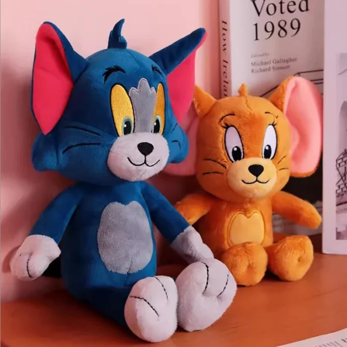 Anime Tom And Jerry Plush Toy Cartoon Movie Figures Cat Mouse Cute Plushies Stuffed Animal Doll Toys For Kids Gift Free Shipping - Image 4