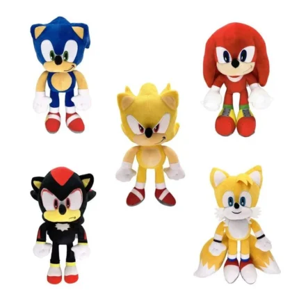 Sonic peluches toy cartoon hedgehog Amy Rose knuckle tail soft stuffed doll child birthday Sonic lovely toys