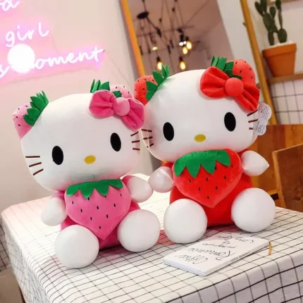 22cmHello Kitty Plush Toy Plushies Sanrio Doll Kuromi Home Decoration Room Pillow Cinnamoroll Kawaii Children Birthday Gift Girl