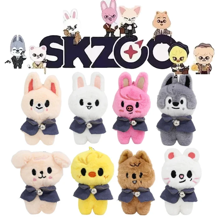 200style 10/20cm Skzoo Plush Toy Kawaii Skzoo Stray Wolf Plush Cartoon Stuffed Animal Doll Kawaii Companion Toys Children Gift - Image 3