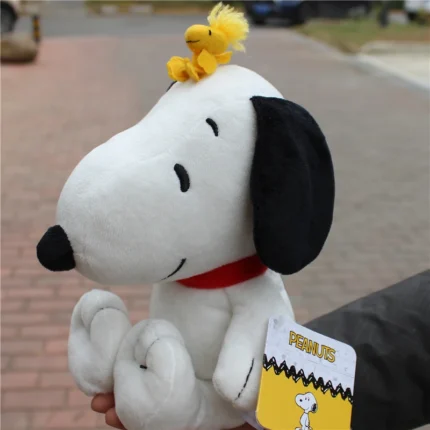 1piece 25CM Peanuts Snoopy with Woodstock bird Plush soft toys Snoopy dog toys best Christmas present Valentine's Day gift