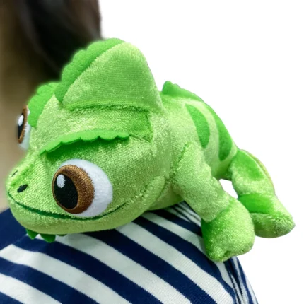 Pascal Rapunzel Chameleon Plush Toy Soft Stuffed Animals Plush Shoulder Plush Suitable for Parties Perfect Gift for Kids