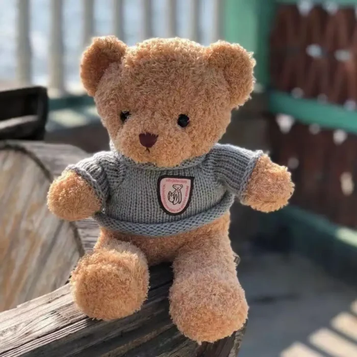 30cm40cm Plush Sweater Bear Toys Dolls Dolls Cute Dress Up Bear Birthday Gift Soothing sleep - Image 3