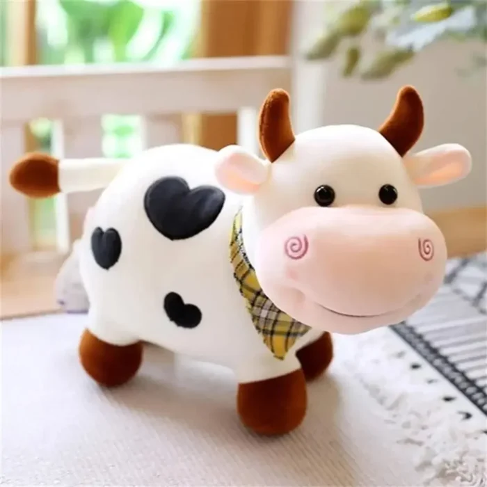 Cute Cartoon Home Decoration Cow Plush Toy Kids Toy Stuffed Animals Animal Plush Doll Smile Cow Stuffed Toy Cattle Plush Toy - Image 6