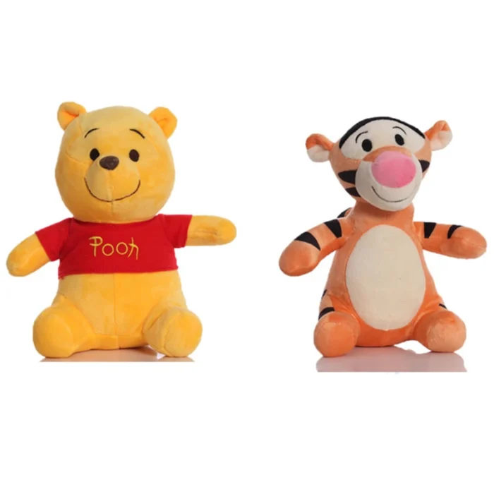Cute Cartoon Bear Donkey Tigger Piglet Pig Plush Doll Comfortable Rag Doll Sitting Little Tiger Children's Toy - Image 2