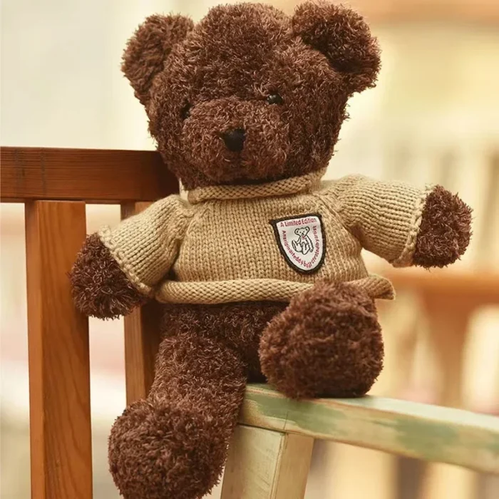 30cm40cm Plush Sweater Bear Toys Dolls Dolls Cute Dress Up Bear Birthday Gift Soothing sleep - Image 6