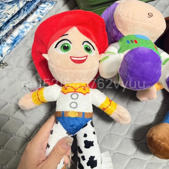23cm Cute Woody Buzz Lightyear Plush Toy Lovely Stuffed Anime Jessie Plushies Pendant Cartoon Doll Home Decor Xmas Gifts - Image 3