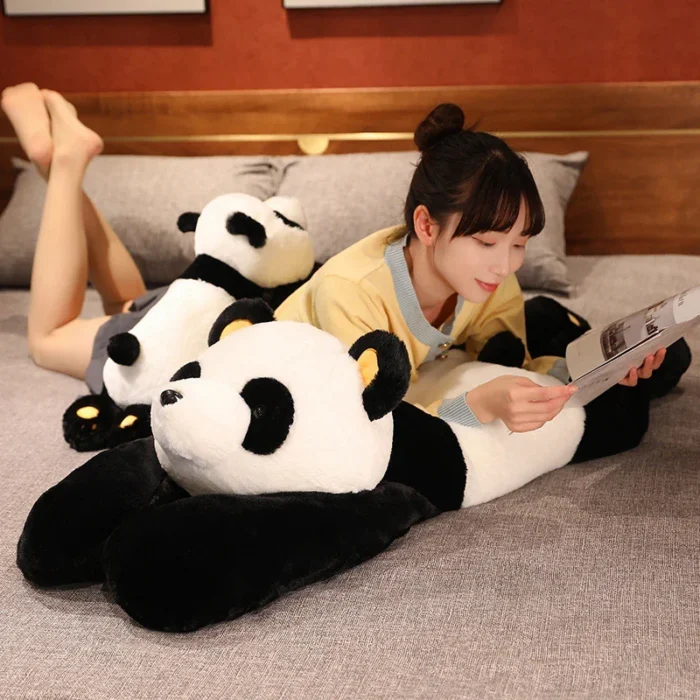60cm-120cm Giant Panda Plush Toys Soft Sleep Pillow Cartoon Animal Bear Stuffed Baby Doll Classic Kids Birthday Christmas Gifts - Image 6