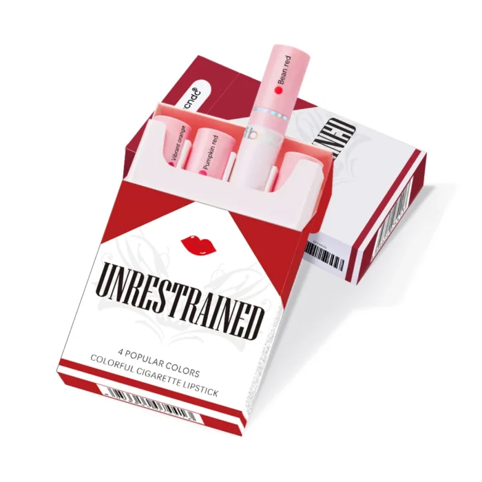 4-Lasting Stick Waterproof Lip Set - Long-Lasting Matte Lipstick with Transparent Finish - Perfect Valentine's Day Gift for Her - Image 4