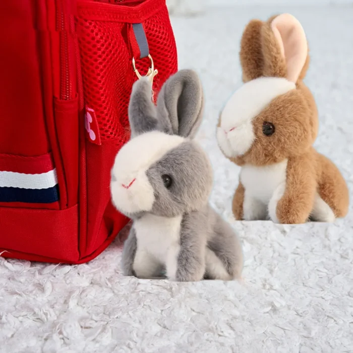Ultrasoft Stuffed Animal Plush Bunny Rabbit Toy for Kids Girl Lovely Animal Doll Baby Toy Plushie Handbag Ornament Pendant - Image 4
