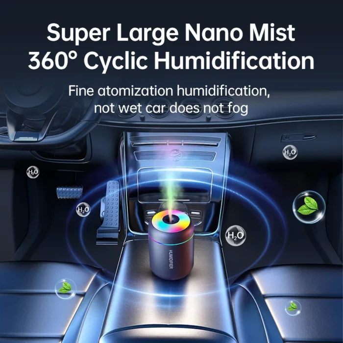 180ML Mini Air Humidifier USB Electric Aroma Diffuser Essential Oil Purifier Aromatherapy Mist Maker Lights For Car Home Bedroom - Image 4