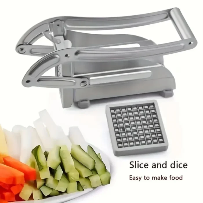 1 Set Stainless Steel Fruit Cutter, Vegetable Cutter, French Fry Cutter, Potato Slicer, Vegetable Chopper Kitchen Gadgets - Image 6