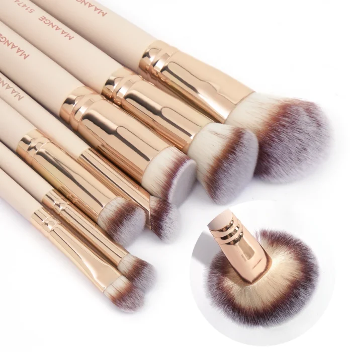 MAANGE 7pcs/set Makeup Brushes for Cosmetic Foundation Powder Concealer Blush Brush Blending Soft Bristles Beauty Tools - Image 3