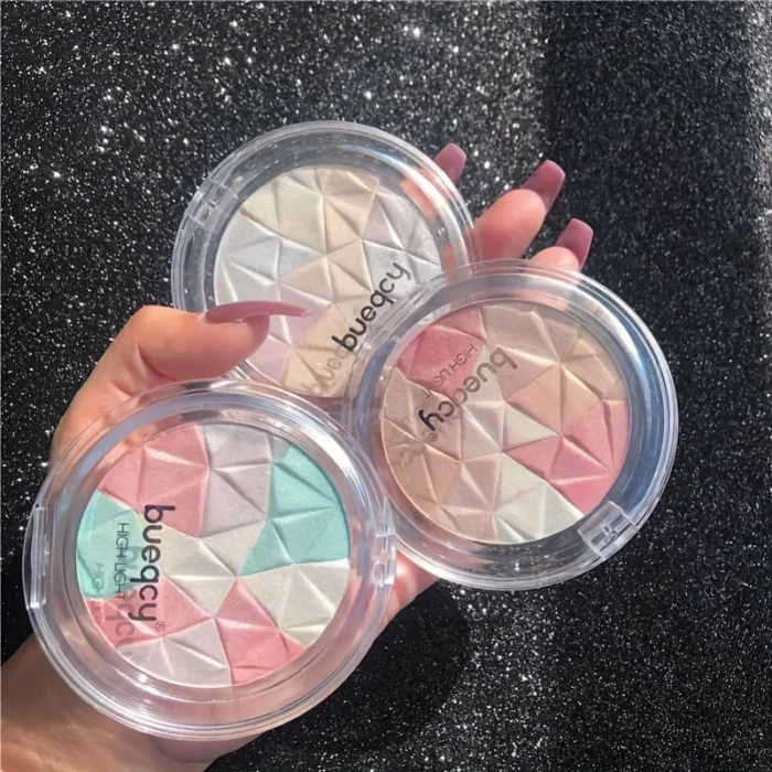 Luxe Glow Highlighter and Bronzer Palette - Ultra-Concentrated Shimmer for Face Body - Long-Lasting & Versatile for Any Occasion - Image 5